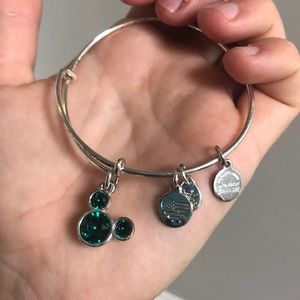 Emerald Disney Mickey Alex and Ani bracelet